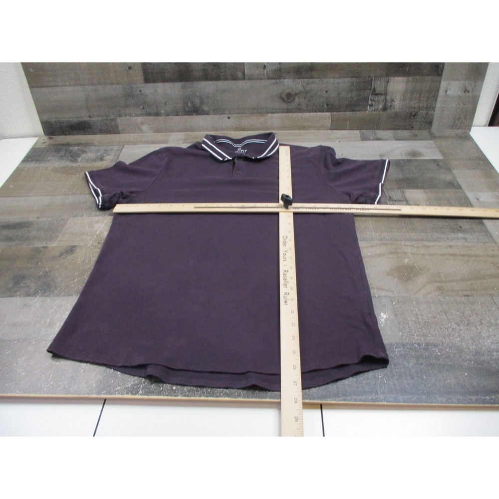 Nike Polo Shirt Mens Large Purple Court Challenge Short Sleeve Swoosh Tennis - Picture 6 of 11
